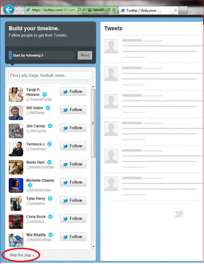 Twitter Signup Page 3