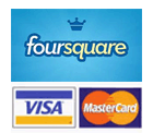 Foursquare Partners with Visa, MasterCard