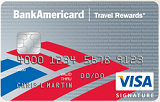 BankAmericard Travel Rewards credit card